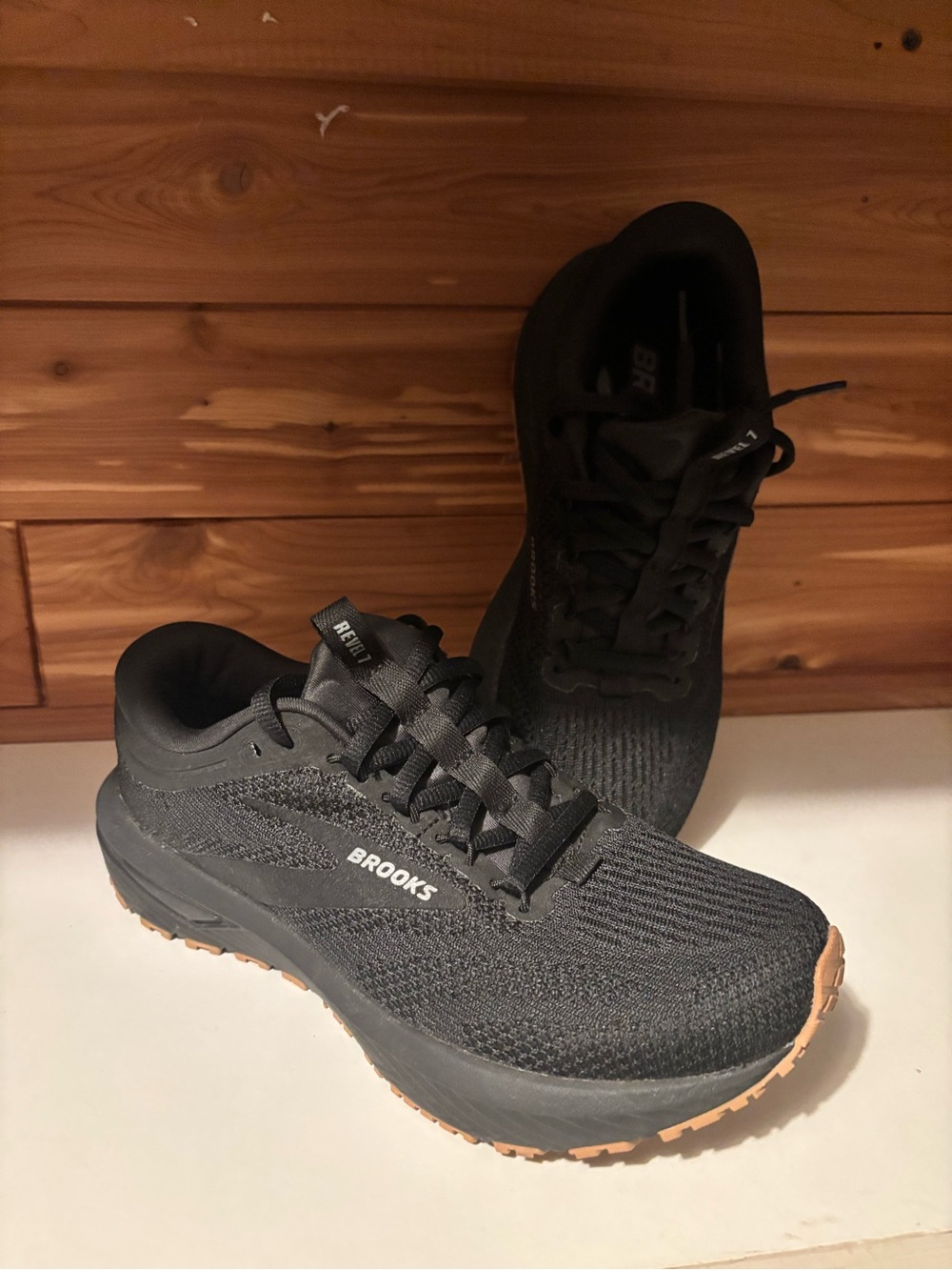 Brooks Revel 7 Black Athletic Running Shoes
